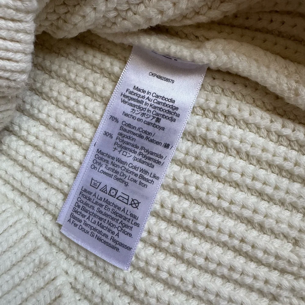 Madewell Cutaway Sweater Vest size L